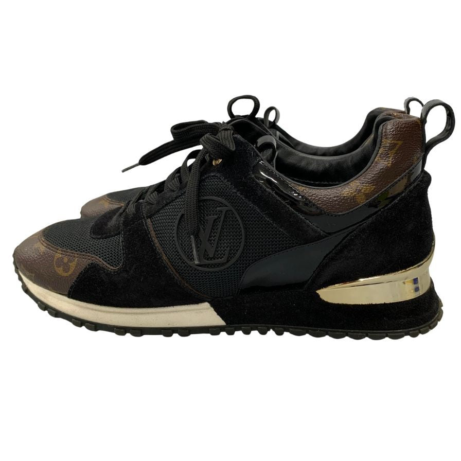 美品◆ルイヴィトン 20SS スニーカー ランアウェイライン メンズ サイズ41 ブラウン系 LOUIS VUITTON【AFC51】