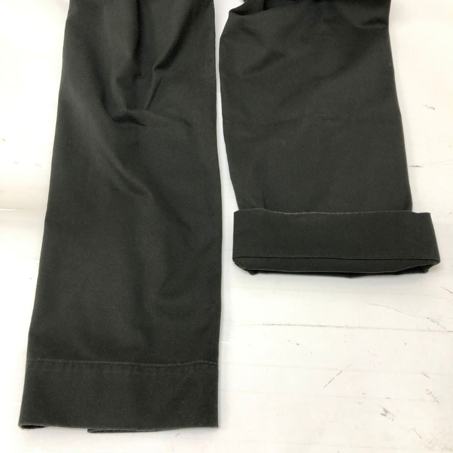 コモリ 26SS チノパン ブラック 直営店限定 D01-03024 メンズ サイズ2 COMOLI 【AFB44】