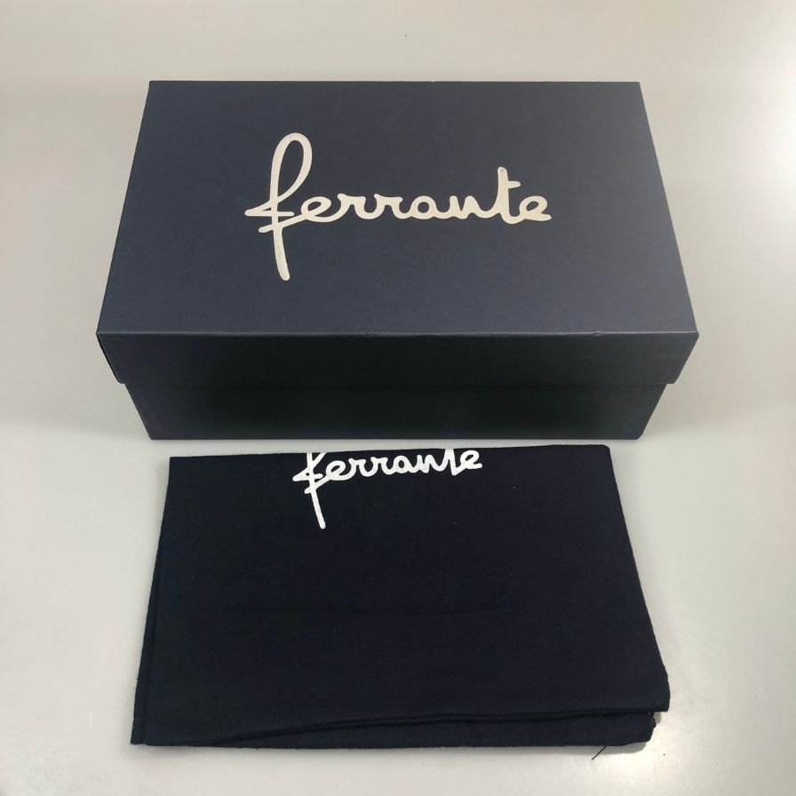 フェランテ タッセル ローファー スエード ブラウン UK6.5 FERRANTE 約25.0cm【AFD4】
