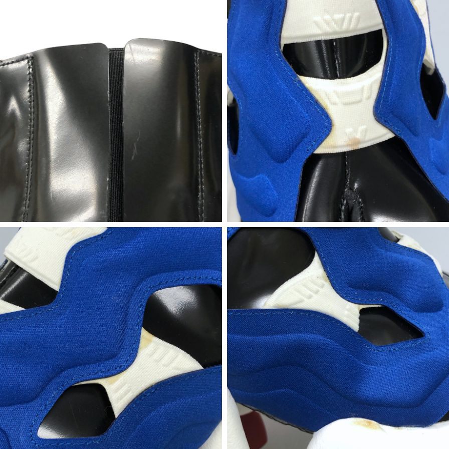 メゾンマルジェラ リーボック スニーカー Tabi Instapump Fury Hi S34WU0023 ブルー系 レディース サイズ35 Maison Margiela Reebok 約21.5cm【AFA3】