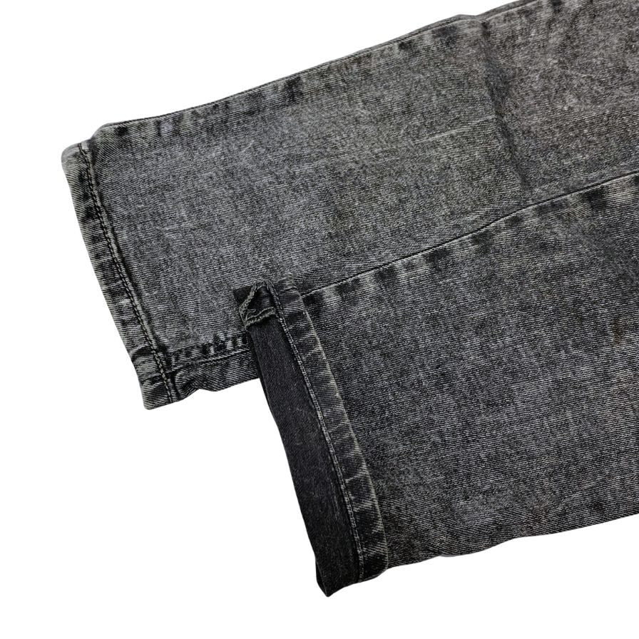 ディーゼル デニムパンツ SLEENKER-ZIP ボタンフライ USED加工 メンズ W30 ブラック DIESEL 【AFB31】