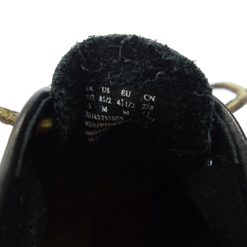 美品◆クラークス スニーカー レザー メンズ ブラック サイズ7.5 Clarks【AFC31】