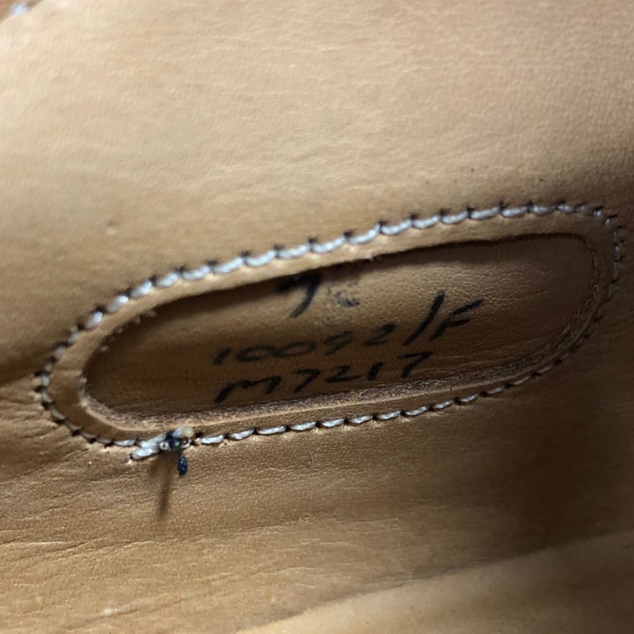 ポールスミス レザーシューズ Uチップ イングランド製 メンズ サイズ UK7 ブラウン PaulSmith 約25.5cm【AFC53】