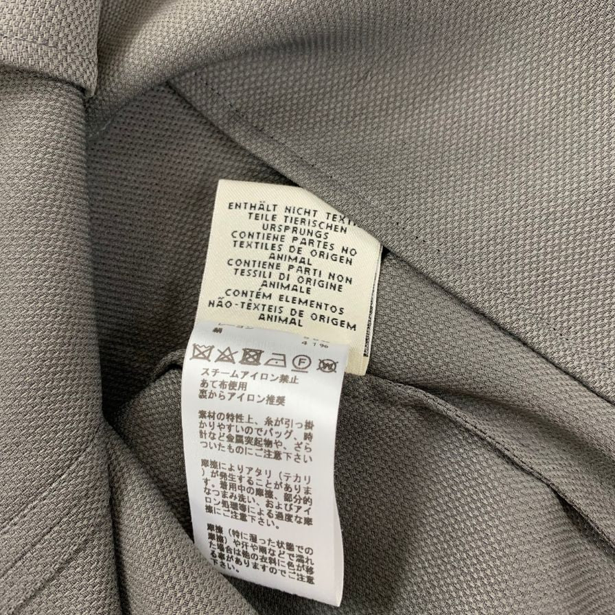 美品◆エルメス ノースリーブワンピース レーヨン×シルク グレー レディース サイズ36 HERMES 【AFB46】