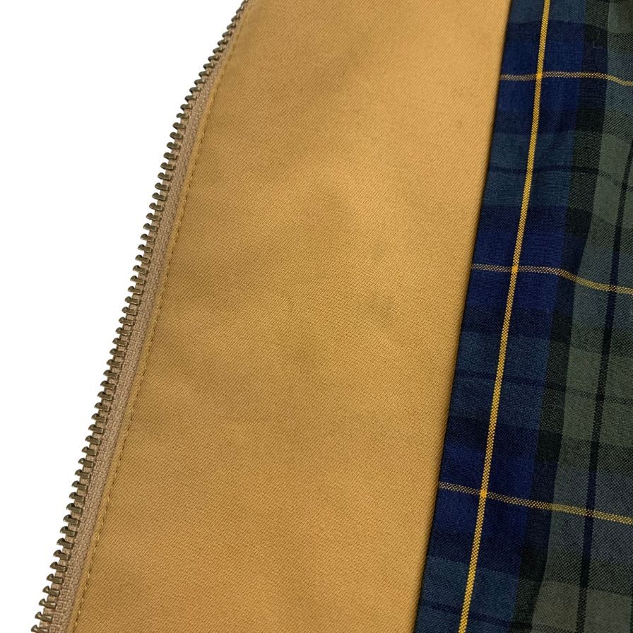 中古◆フレッドペリー ハリントンミドルコート F2424 ベージュ系 サイズM メンズ FRED PERRY 【AFB40】