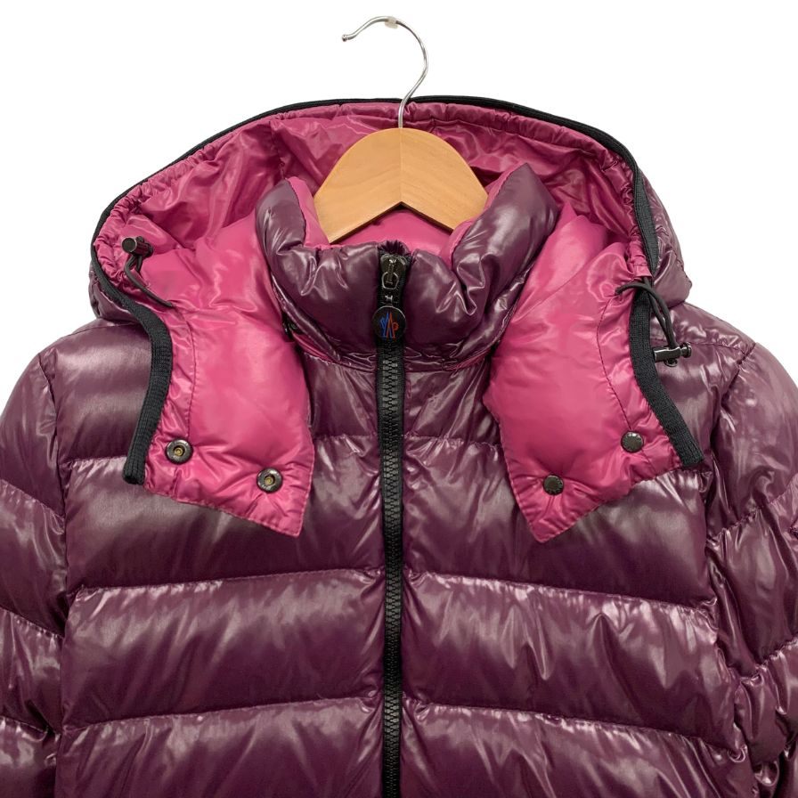 中古◆モンクレール ダウンジャケット BADY GIUBBOTTO パープル レディース サイズ1 MONCLER 【AFA22】