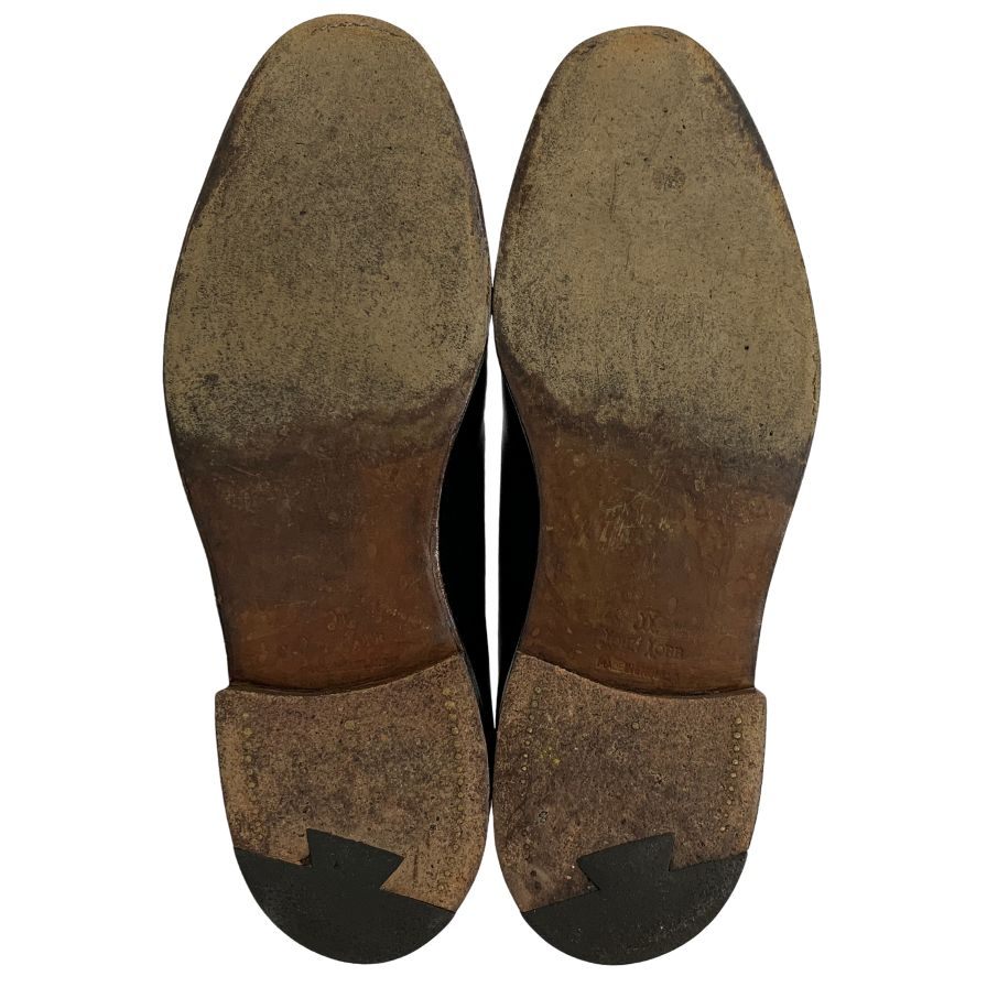 ジョンロブ レザーシューズ ノルウェイ Uチップ カーフ ブラック 5495ラスト メンズ サイズ7E JOHN LOBB Norway ビジネスシューズ 約25.5cm【LA】【中古】