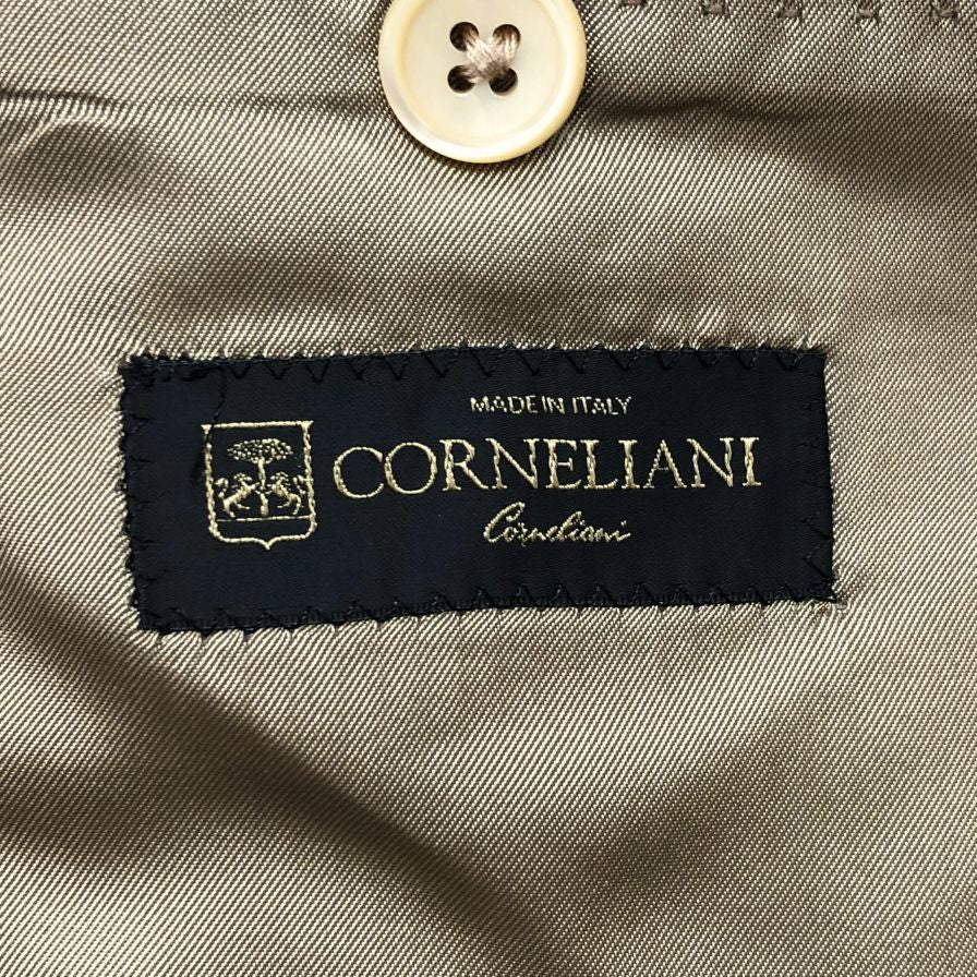 美品◆コルネリアーニ ジャケット シングル ウール アンゴラ混 ピンク サイズ50 メンズ Corneliani 【AFB21】