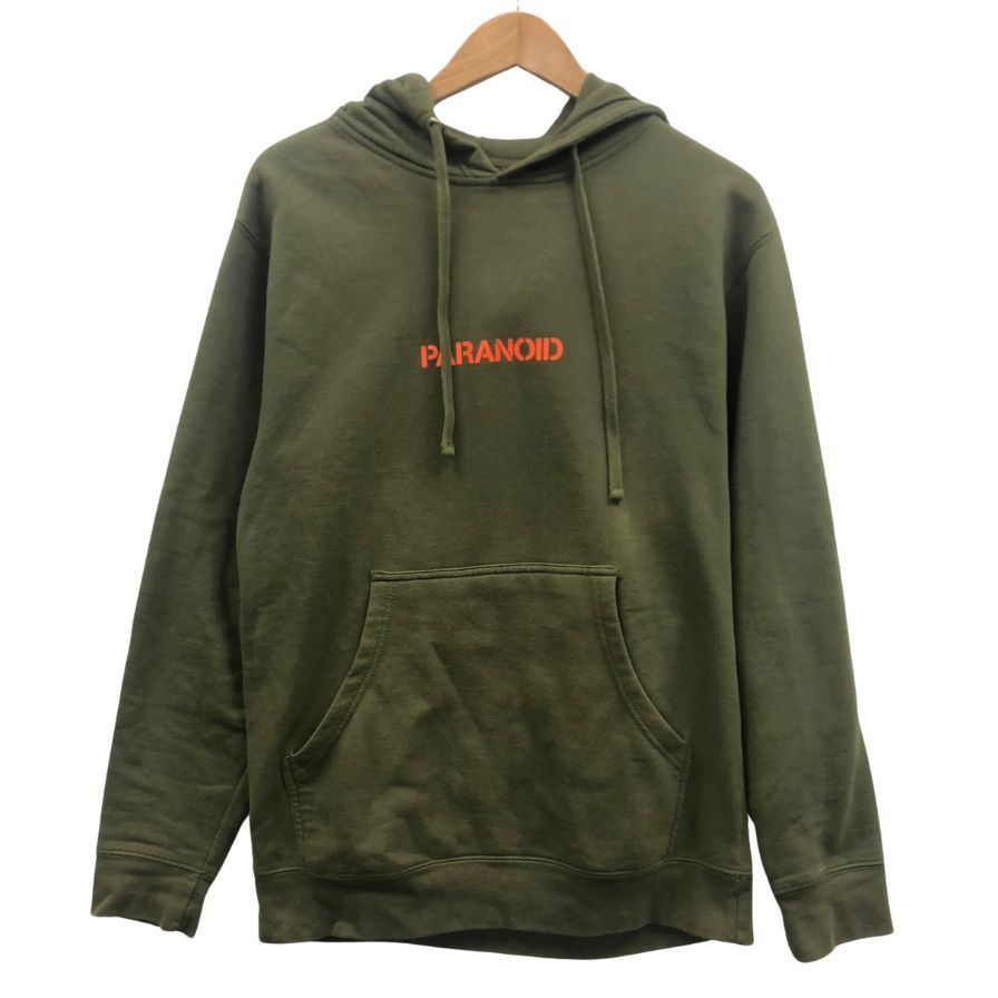 美品◆アンチソーシャルソーシャルクラブ×アンディフィーテッド プルオーバーパーカー USA製 バックプリント サイズS メンズ カーキ ANTI SOCIAL SOCIAL CLUB UNDEFEATED 【AFB23】