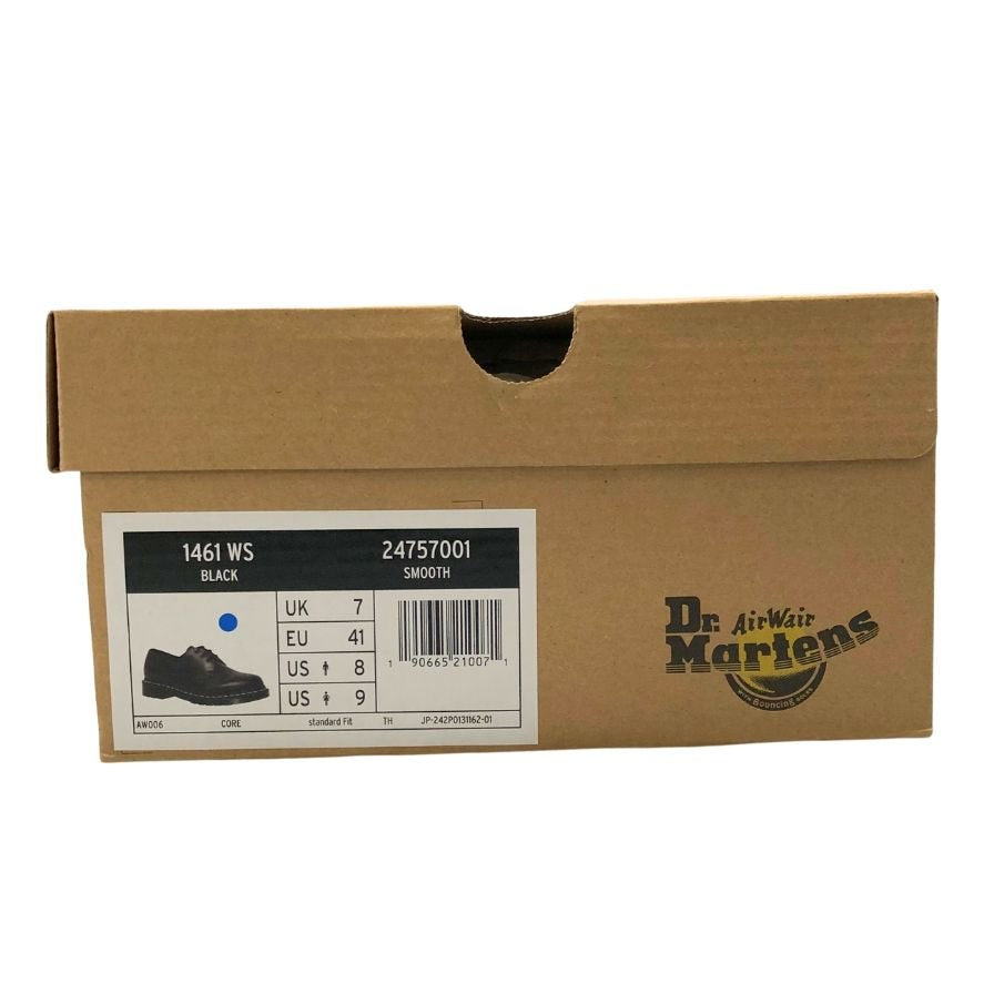 ドクターマーチン レースアップシューズ 1461 3ホール ホワイトステッチ ブラック メンズ UK7 Dr.Martens 約25.5cm【AFD9】