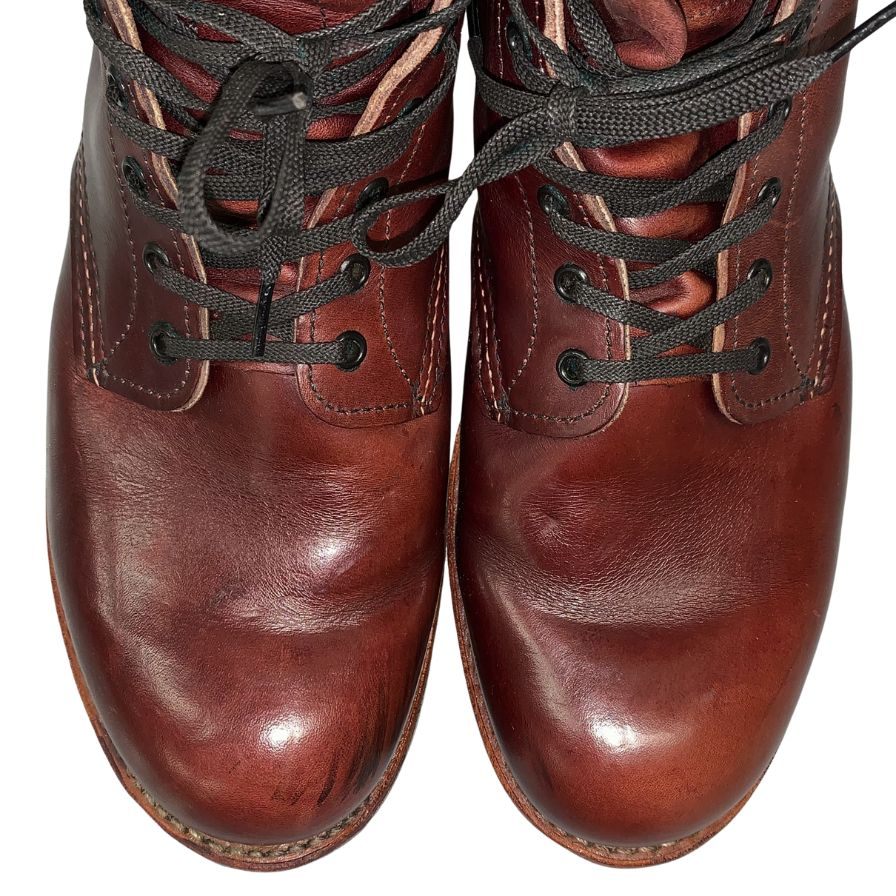 レッドウィング ブーツ 9011 ベックマン プレーントゥ メンズ サイズ9.5D ブラックチェリー REDWING 約27.5cm【AFD5】