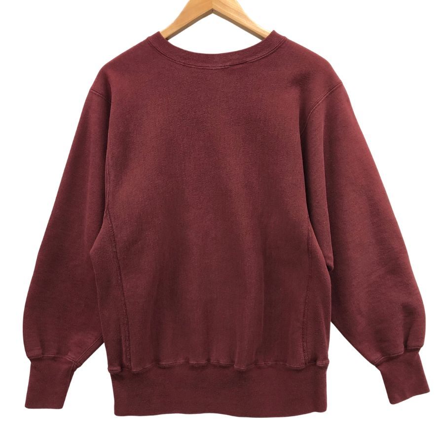中古◆チャンピオン リバースウィーブ スウェット 90S カレッジ GROTON バーガンディ メンズ サイズXL champion reverse weave 【AFB10】
