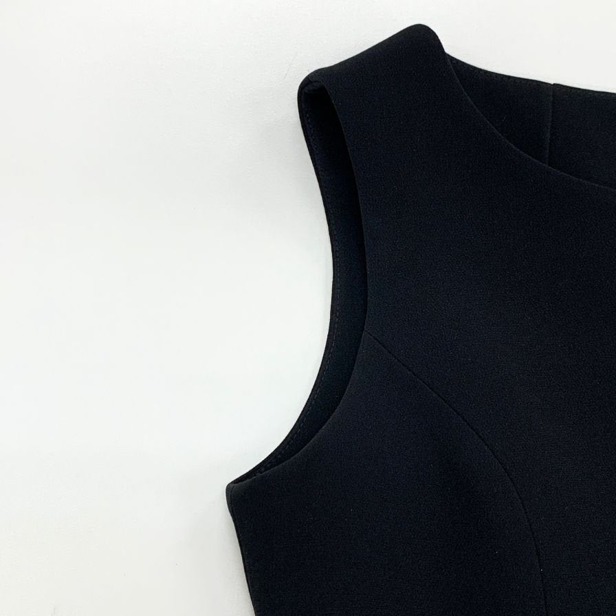 美品◆ルネ ノースリーブ ワンピース ブラック 6246050 38サイズ Rene 【AFB32】