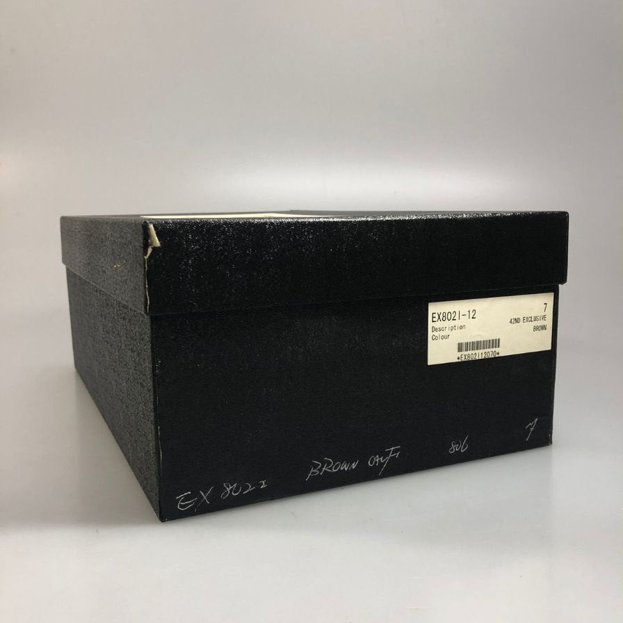 42NDロイヤルハイランド EX-8021-12 ホールカット メダリオン ブラウン メンズ サイズ7 42ND ROYAL HIGHLAND 約25.5cm【AFD12】