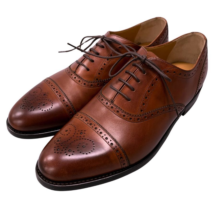 ロイドフットウェア レザーシューズ 2827ER02 パンチドキャップトゥ ブラウン メンズ サイズ 9.5 Lloyd Footwear 約28.0cm【AFD1】