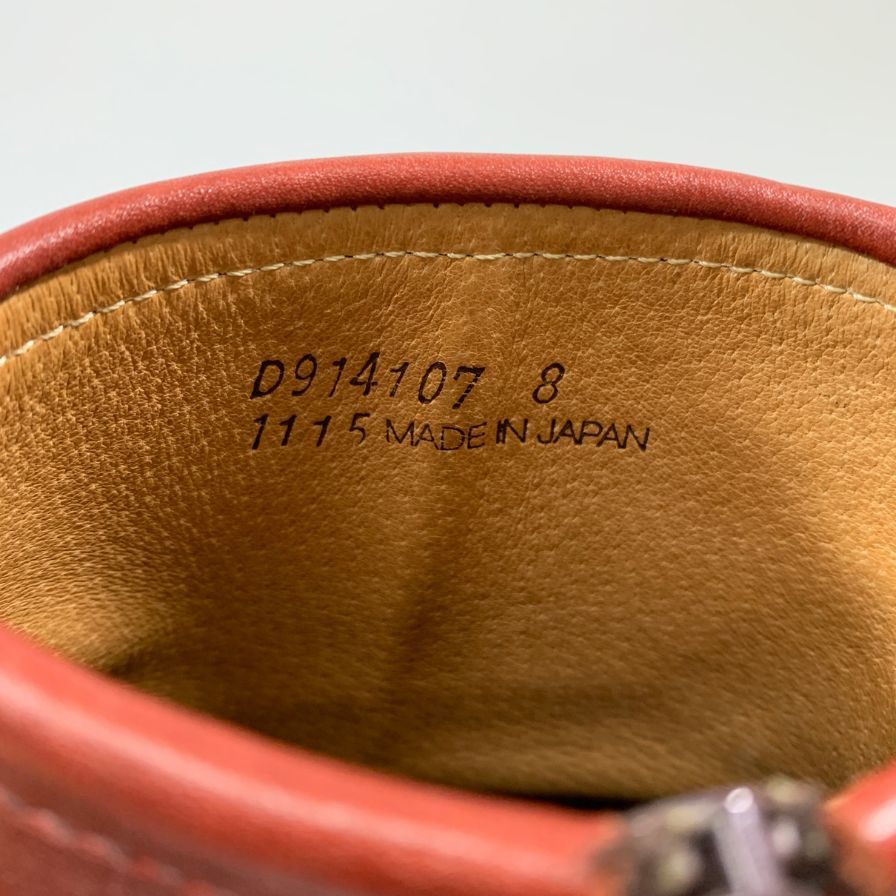 ダナー D914107 サイドジップ ブーツ ワークホース メンズ サイズ8 ブラウン Danner 約26.0cm【AFC6】