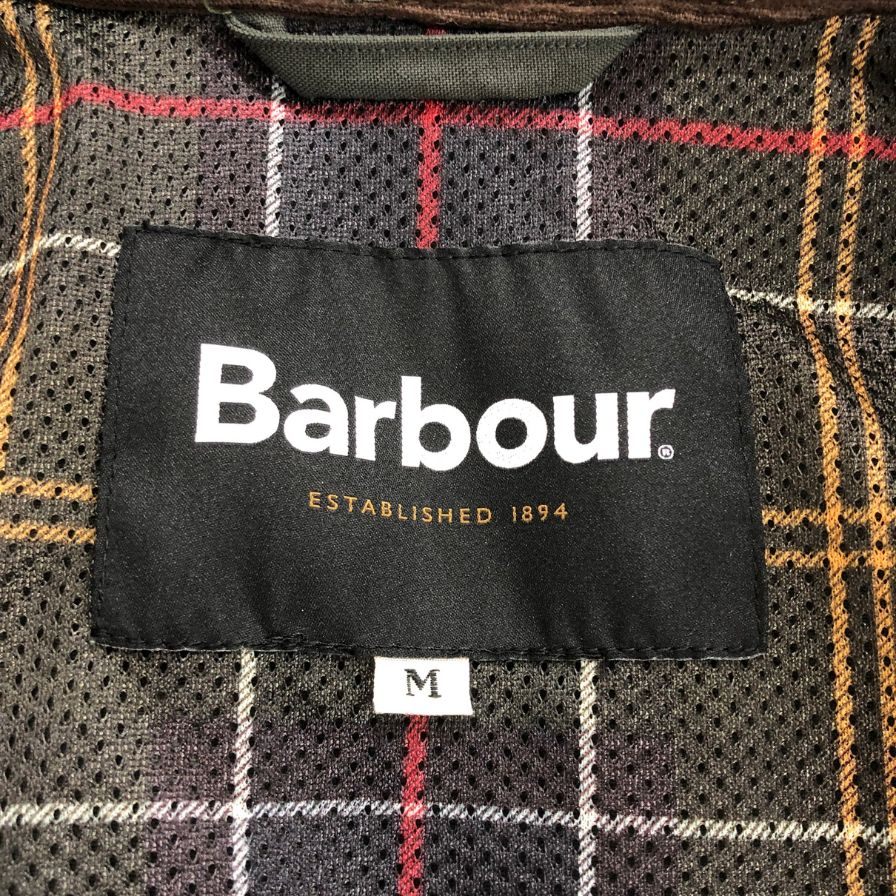 極美品◆バブアー ジャーナルスタンダード ブルゾン スペイ メンズ Mサイズ カーキ BARBOUR JOURNAL STANDARD SPEY 【AFB47】