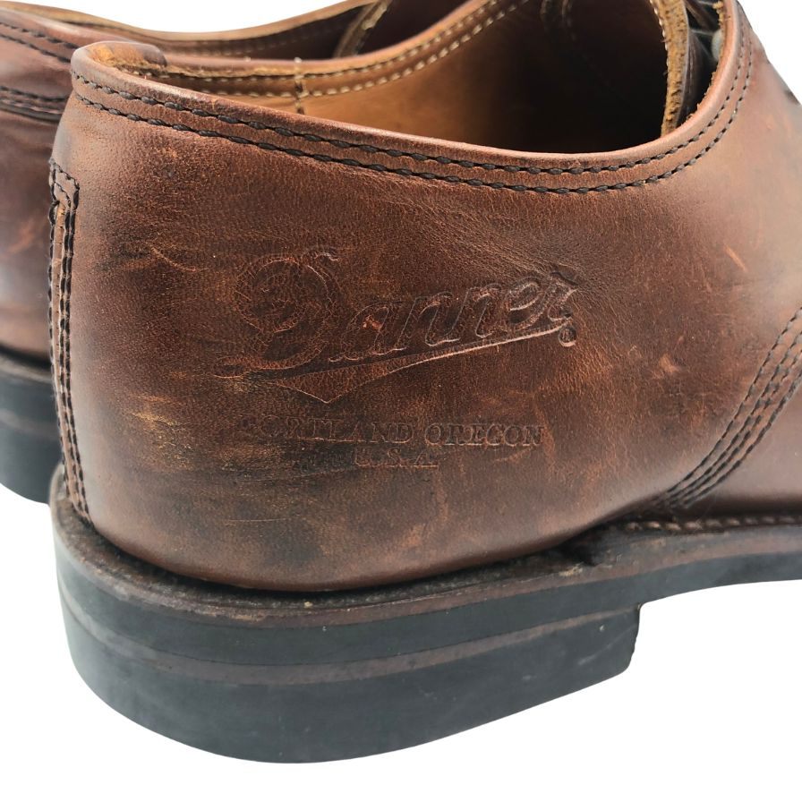 ダナー ダービーシューズ プレーントゥ ブラウン サイズ9 メンズ Danner 約27.5cm【AFC44】