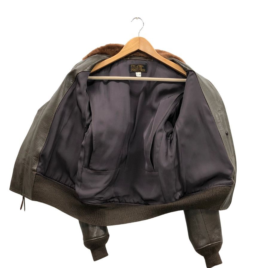 美品◆バズリクソンズ フライトジャケット Type G-1 BR80586 ブラウン メンズ サイズM BUZZ RICKSON'S 【AFG1】