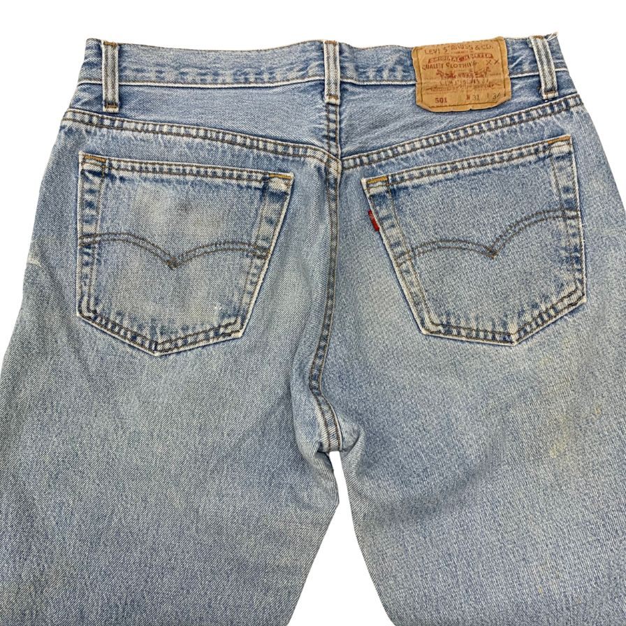 リーバイス デニム 501 90S ボタン裏532 USA製 インディゴ メンズ サイズ W31 L34 LEVI’S 【AFB17】