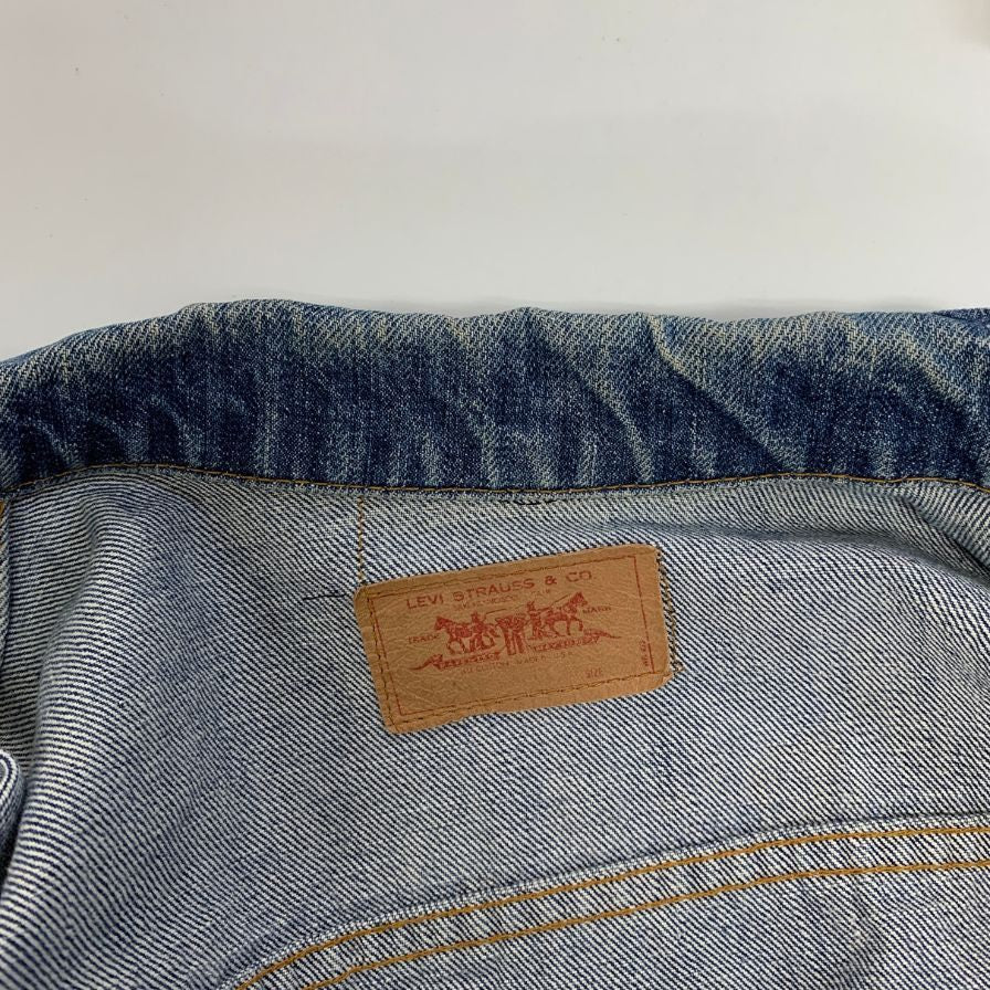 美品◆リーバイス 70S デニムジャケット 70505 ボタン裏刻印52 スモールE 不均等V メンズ サイズ表記なし LEVI’S 【AFA21】