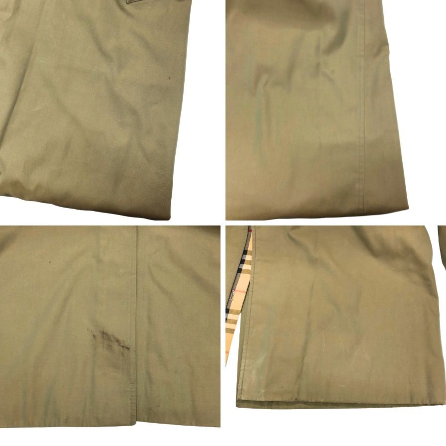 バーバリー バルカラーコート 90S イングランド製 玉虫色 メンズ サイズ165 Burberry【LA】