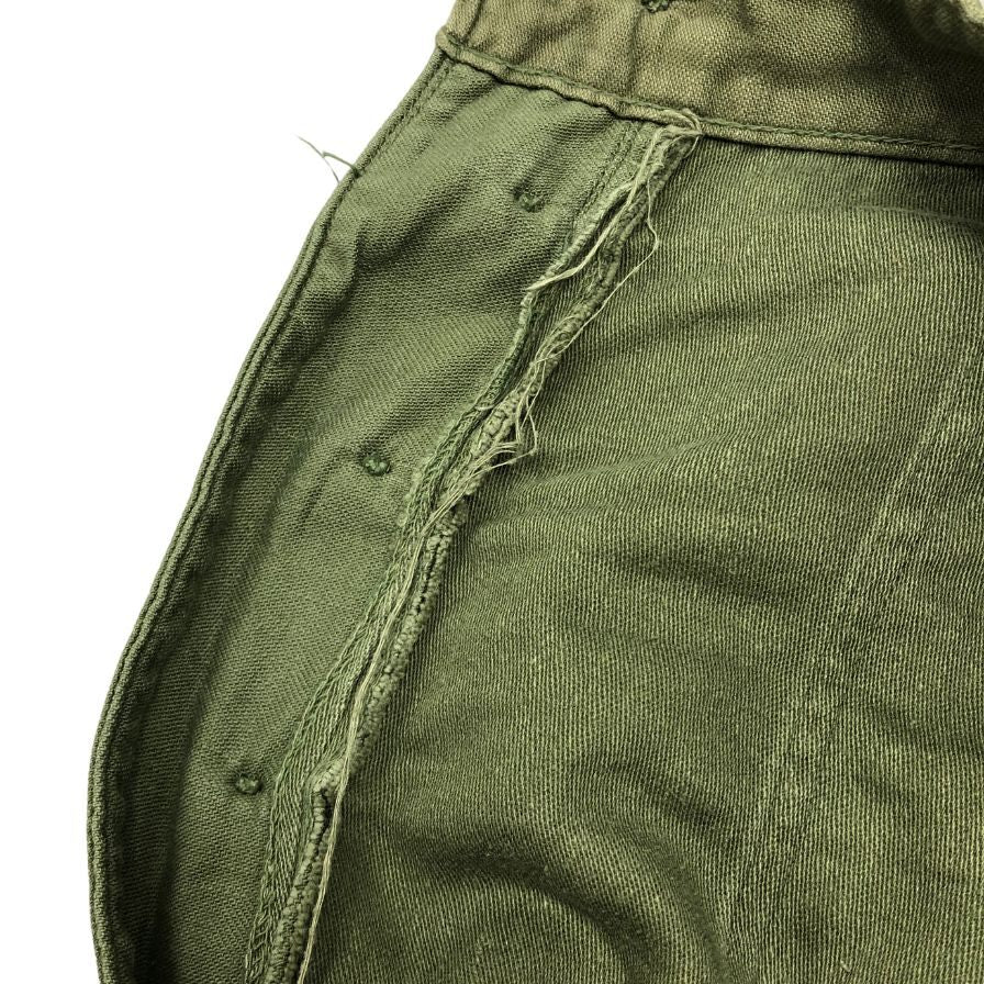 アメリカ軍 70年代 ベイカーパンツ ユーティリティ OG-107 USA製 オリーブ メンズ サイズ L程度 US ARMY