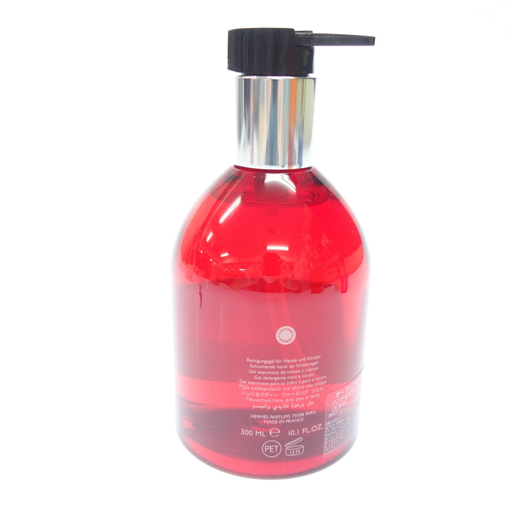 未使用◆エルメス オー ドゥ ルバーブ エカルラット ハンド&ボディ クレンジング ジェル 300ml HERMES【AFI23】