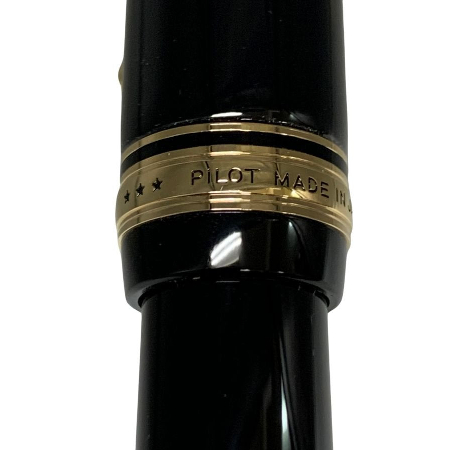パイロット 万年筆 カスタム 漆 Urushi ペン先18K FKV-88SR-B-FM ブラック ユニセックス PILOT【AFI29】