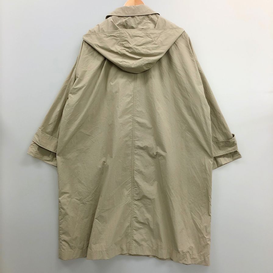 極美品◆トラディショナル ウェザー ウェアー フーディーレインコート パッカブル レディース サイズ32 ベージュ Traditional Weatherwear 【AFB23】