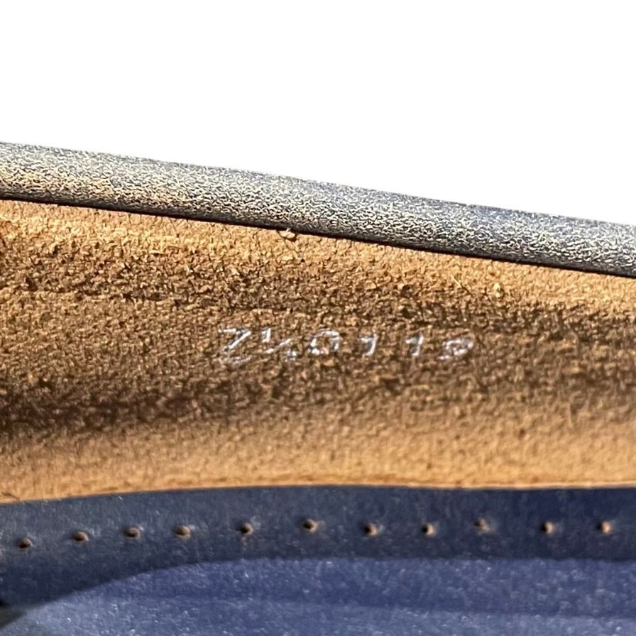 パラブーツ ローファー コロー クラックレザー ネイビー サイズUK7.5 PARABOOT ビジネスシューズ 約26.5cm【LA】【中古】