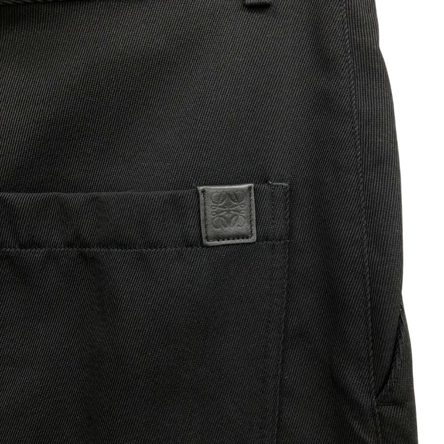 ロエベ トラックパンツ ウール ブラック レディース サイズ44 LOEWE 【AFB38】