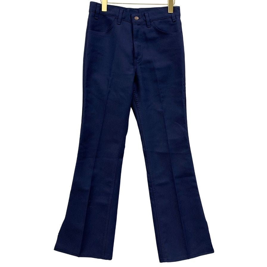リーバイス フレアパンツ スタープレスト ブーツカット スリット 黒金タブ ネイビー W31 L31 LEVI’S 【AFB15】