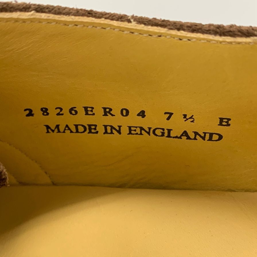 ロイドフットウェア レザーシューズ 2826ER04 ウイングチップ スエード メンズ サイズ7.5 ブラウン系 Lloyd Footwear 約26.0cm【AFD1】