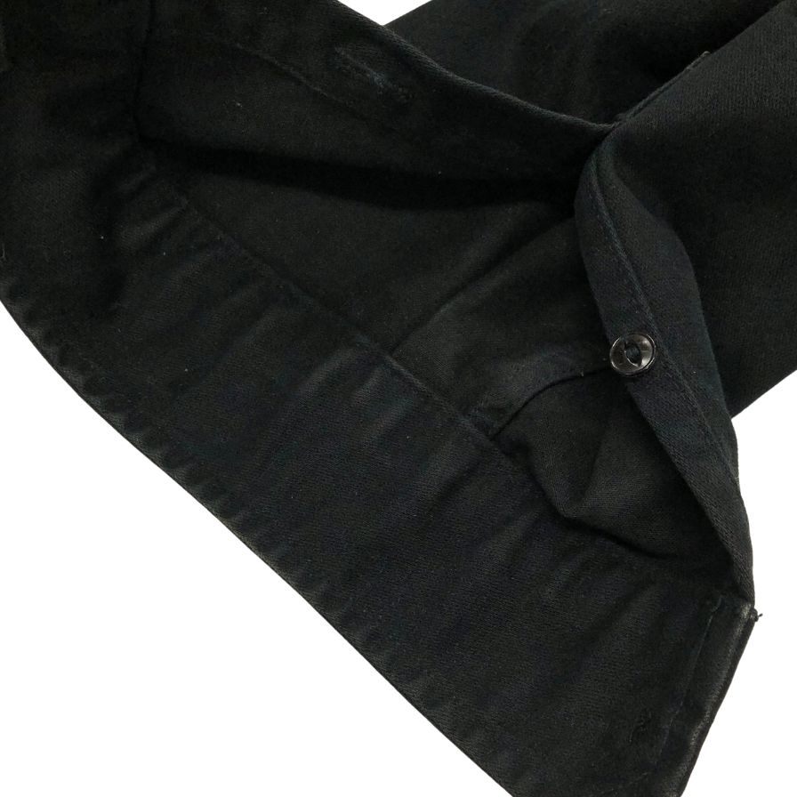 美品◆ユニフォームエクペリメント 長袖シャツ 20AW UE-202009 メンズ サイズ4 ブラック Uniform Experiment 【AFB39】