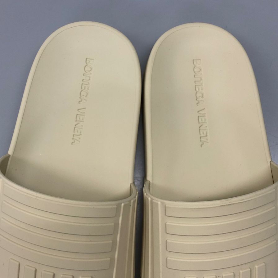ボッテガヴェネタ サンダル スライドサンダル ベージュ系 メンズ サイズ44 BOTTEGA VENETA 約29.0cm【AFD15】