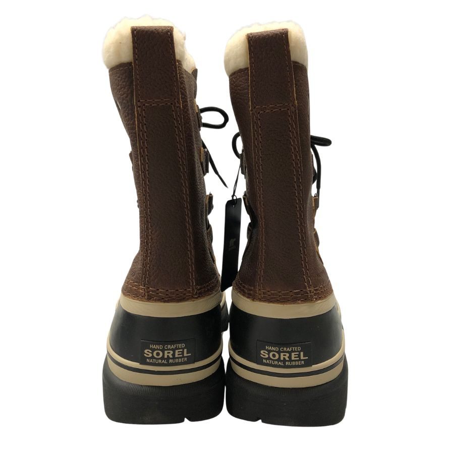 ソレル ブーツ スノーブーツ カリブー レザー サイズ26 ブラウン メンズ SOREL 約26.0cm【AFD1】
