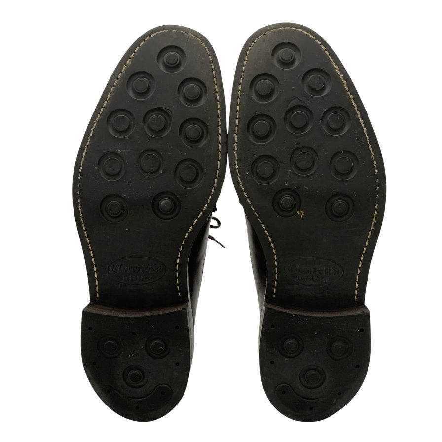 チャーチ レザーシューズ ウィングチップ 外羽根 グラフトン ブラウン メンズ サイズ7.5 Church's GRAFTON 約26.5cm【LA】【中古】