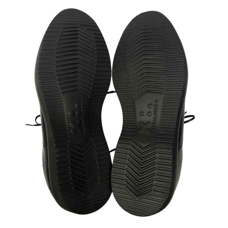 ジャランスリウァヤ レザースニーカー インテリジェンス シューズ 210306 カーフ ブラック サイズ8.5 メンズ Jalan Sriwijaya Intelligence Shoes 約27.5cm【AFD13】