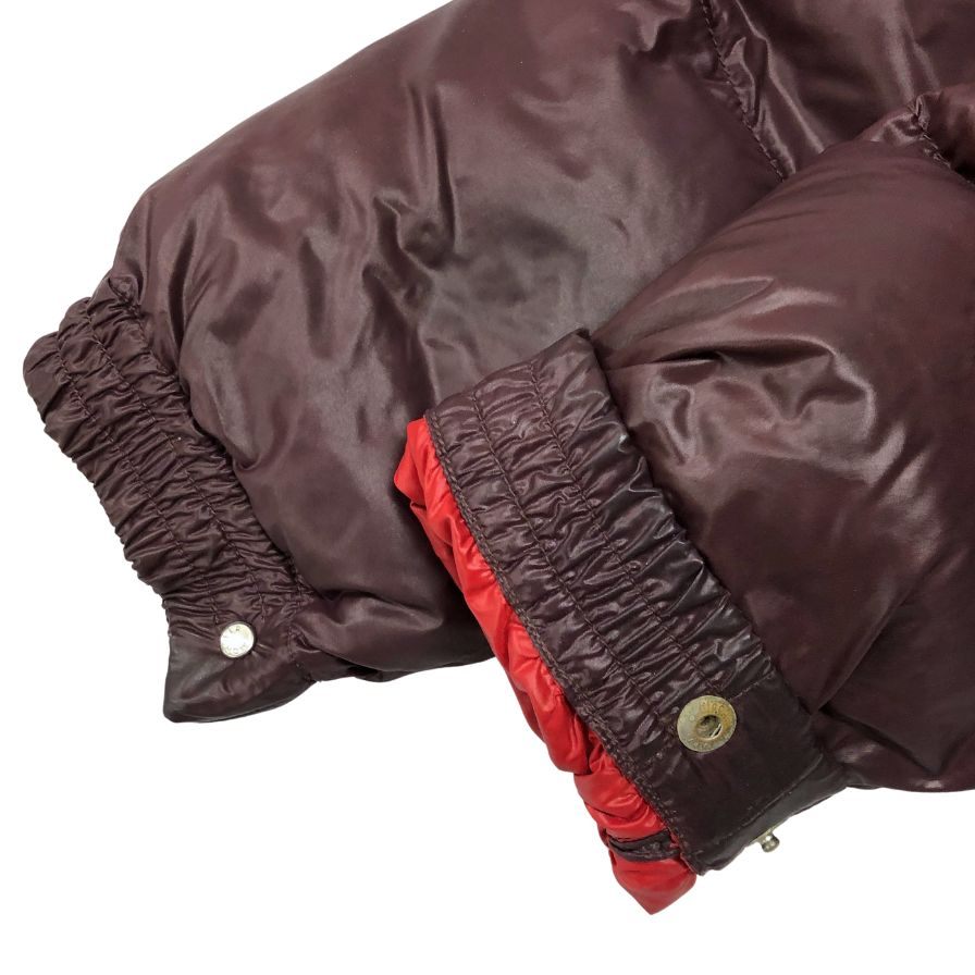中古◆モンクレール ダウンジャケットエベレスト インド製 メンズ サイズ2 ボルドー MONCLER EVEREST 【AFA21】