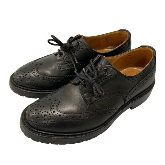 中古◆トリッカーズ レザーシューズ ダービー ブローグス ケスウィック サイズ7 メンズ ブラック 7302 Tricker's DERBY BROGUES KESWICK 約25.5cm【LA】