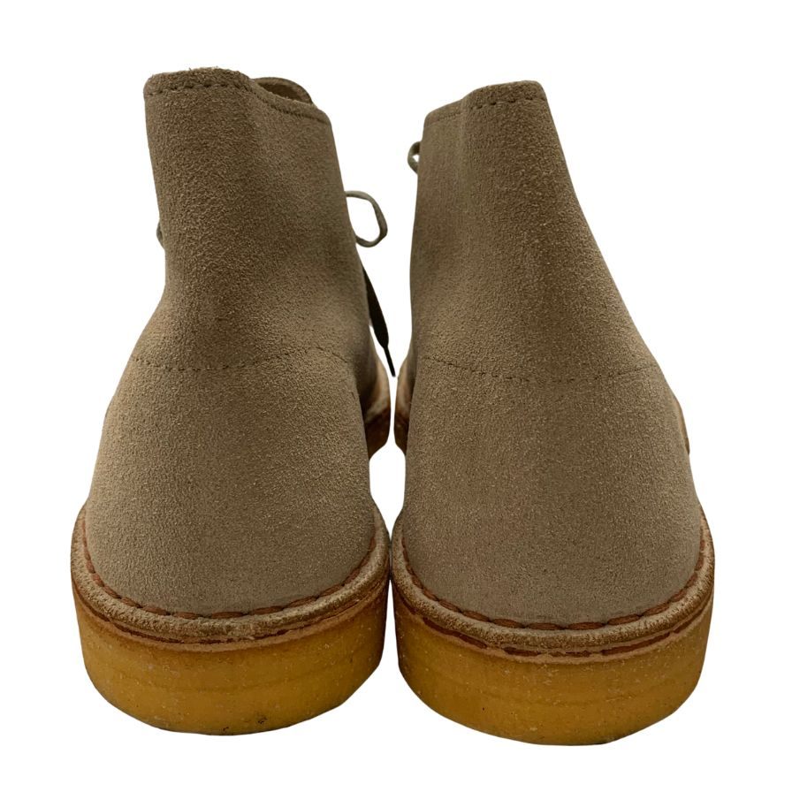 新品同様◆クラークス デザートブーツ スエード メンズ ベージュ サイズ7F Clarks【AFD3】