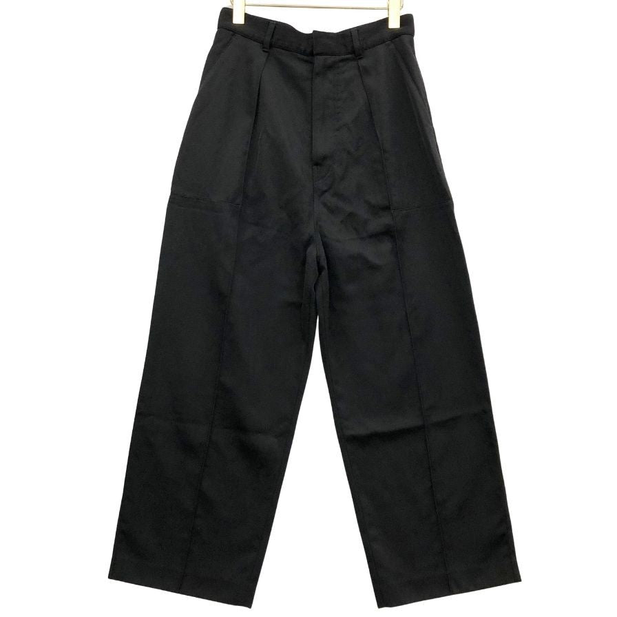 ロエベ トラックパンツ ウール ブラック レディース サイズ44 LOEWE 【AFB38】