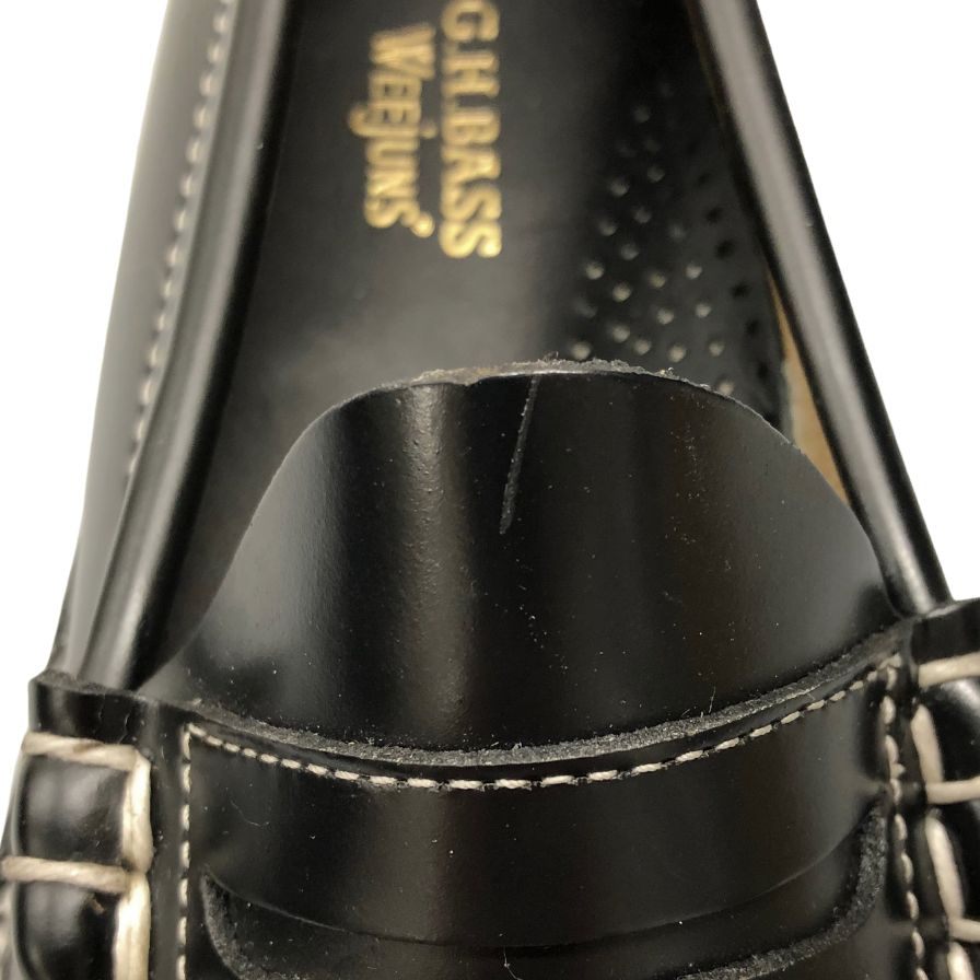 ジーエイチバス ローファー ウィージャンズ90 サイズ7 メンズ ブラック G.H.Bass&Co. WEEJUNS LARSON ローファー 約26.0cm【LA】【中古】