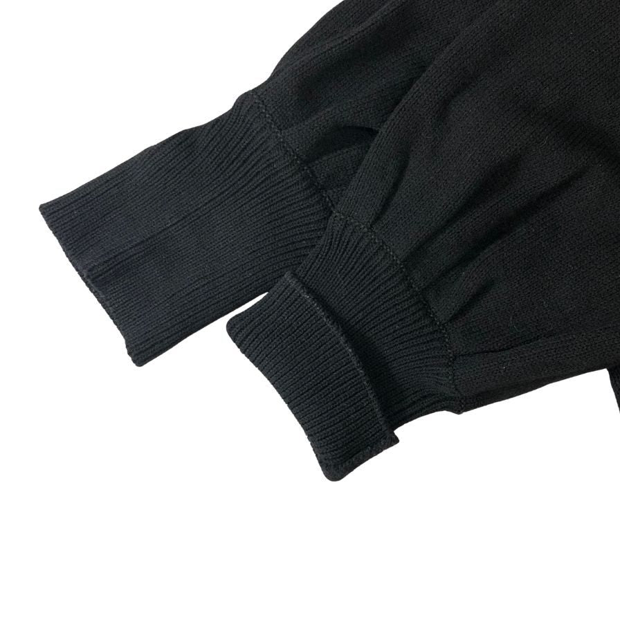 美品◆フォクシー ブティック カーディガン ショート クロップド ニット ボレロ 長袖 23533 ブラック レディース サイズ40 FOXEY BOUTIQUE 【AFB9】