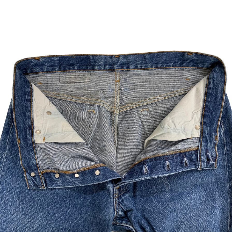 リーバイス デニム 501 90年代 USA製 ボタン裏520 インディゴ メンズ サイズ W34 L32 LEVI’S 【AFB48】