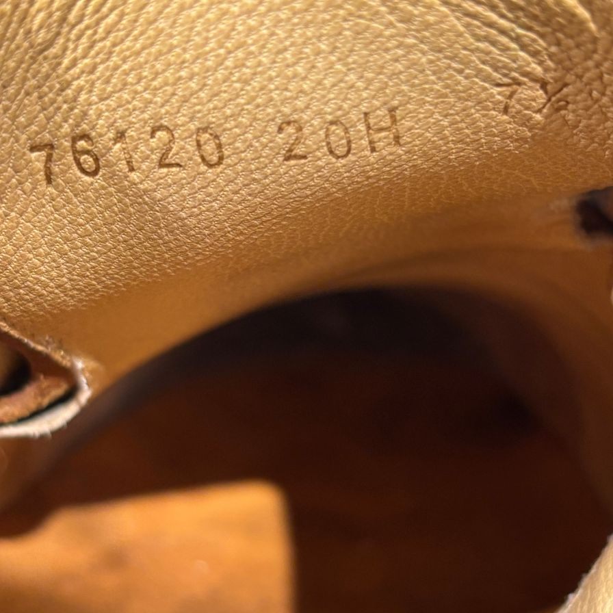 パラブーツ レザーシューズ ダブルモンクストラップ ウィリアム グレインレザー サイズUK7.5 ブラウン Paraboot WILLIAM ビジネスシューズ 約26.0cm【LA】【中古】