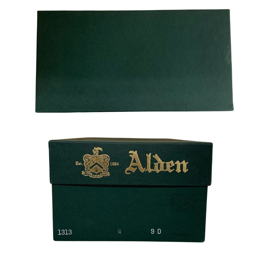 オールデン ビームス 別注 1313 コードバン チャッカ シガー サイズ9D ALDEN ブーツ 約27.0cm【LA】【中古】