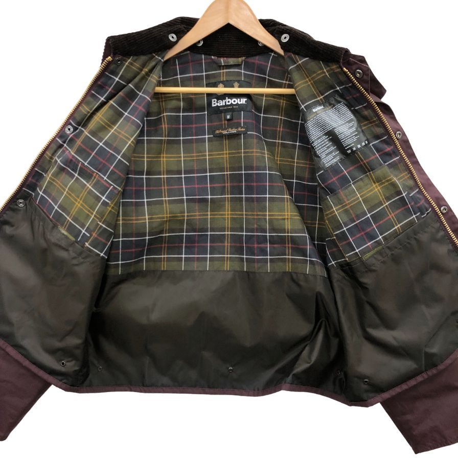 極美品◆バブアー スペイ オイルドジャケット ボルドー メンズ サイズM Barbour 【AFB39】
