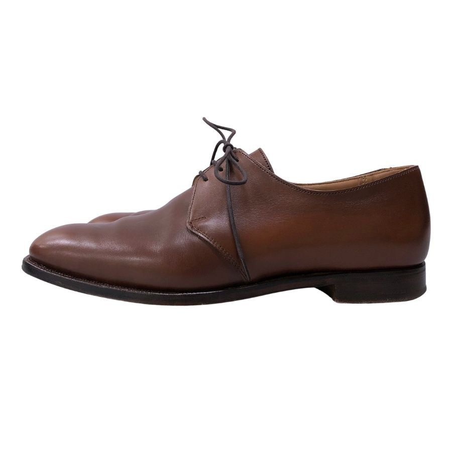 ロイドフットウェア レザーシューズ プレーントゥ クロケット&ジョーンズ製 ブラウン メンズ サイズ6E Lloyd Footwear 約24.0cm【AFC8】